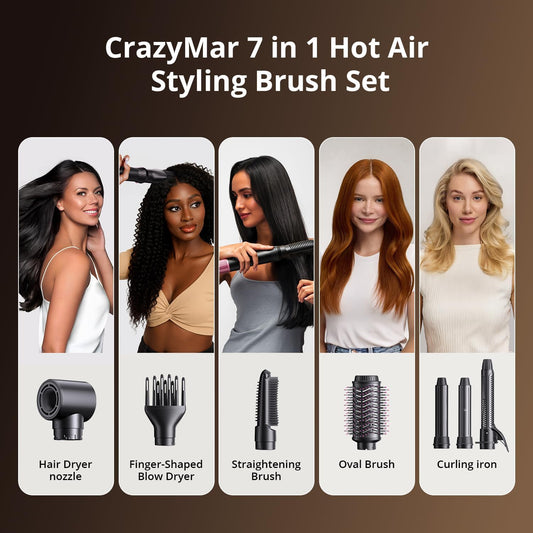 CrazyMar 7-in-1 Air styling & Drying System