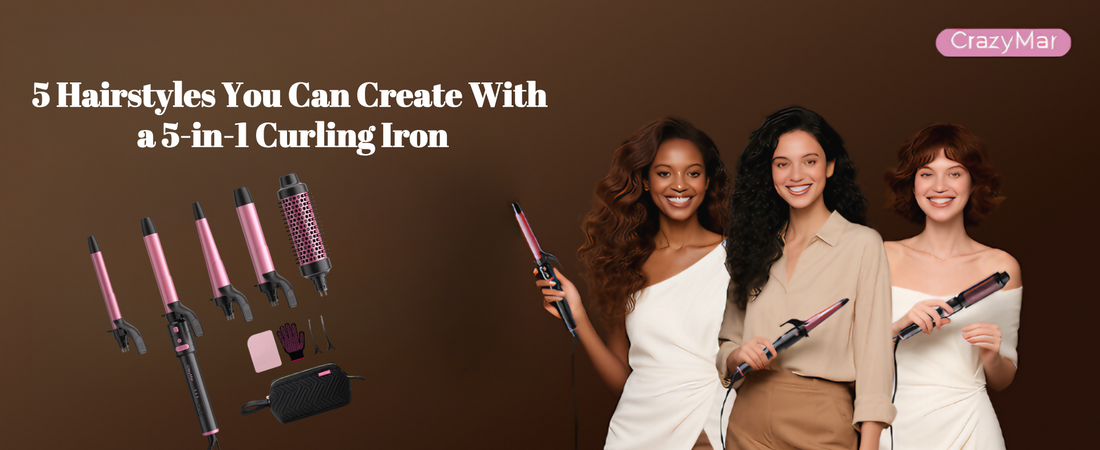 5 Hairstyles You Can Create With a 5-in-1 Curling Iron