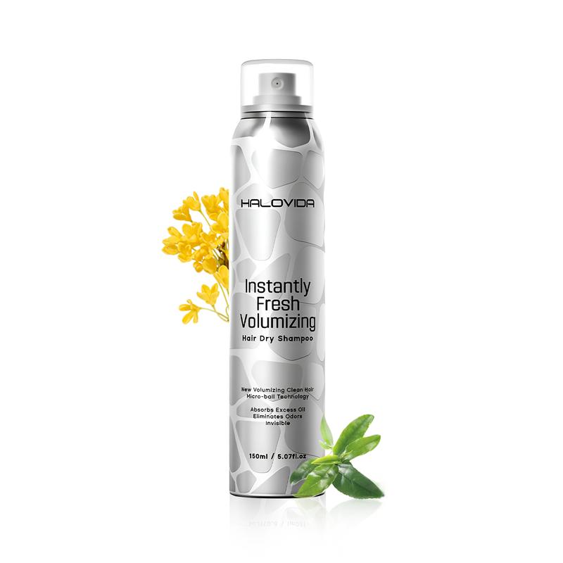 Instant Fresh Volumizing Dry Shampoo – Transparent, Oil-Control, No White Cast, All Hair Colors