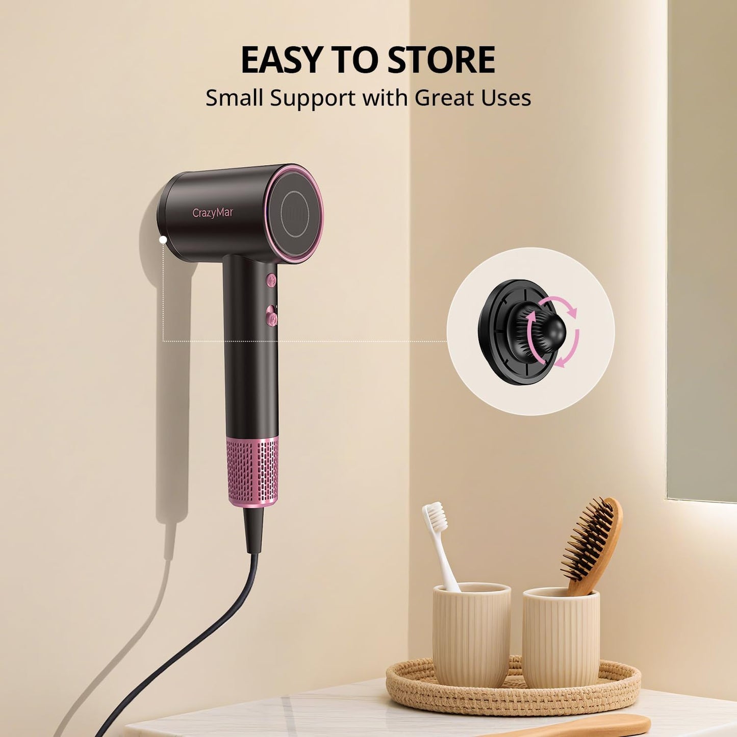 CrazyMar 180000 RPM High Speed Blow Dryer