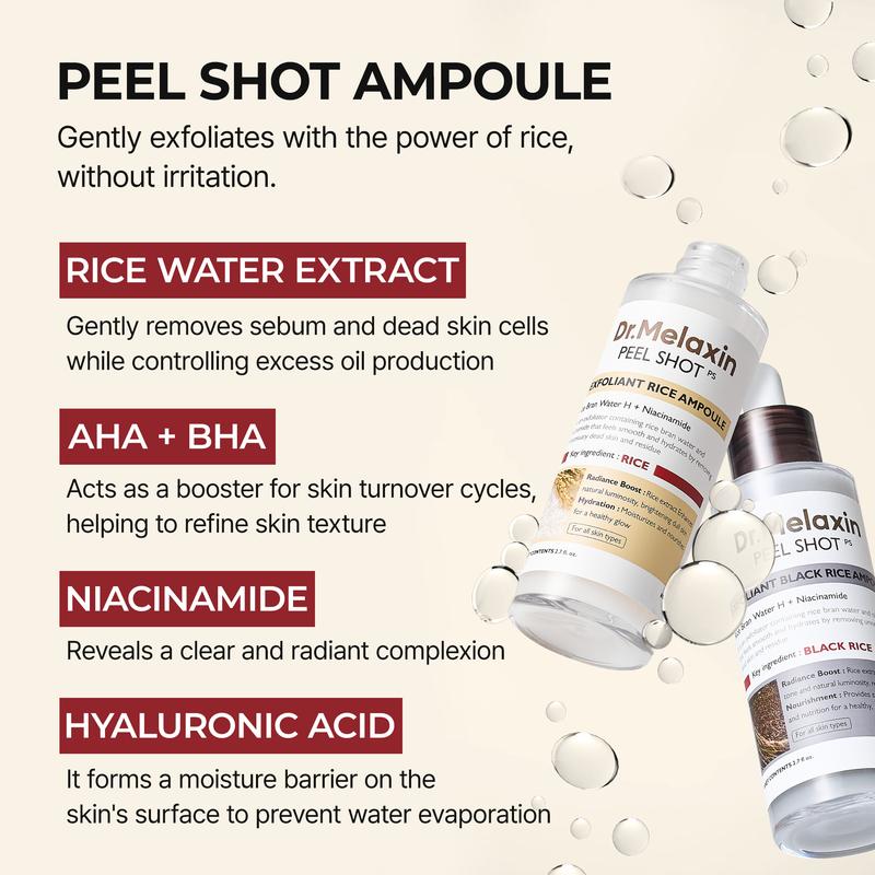 Glow Rice Ampoule Duo – Exfoliating & Brightening Serum Set